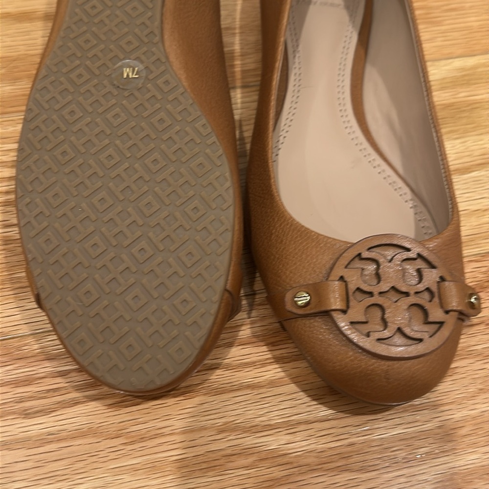 NWT Tory Burch Mini Miller Leather Ballet Flats 7 - Picture 5 of 5